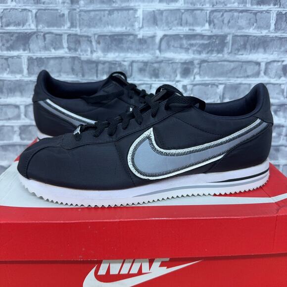 Nike Cortez Los Angeles Kings Nylon Suede Running CI9873-001 Mens Size 11.5 Rare - Picture 1 of 12